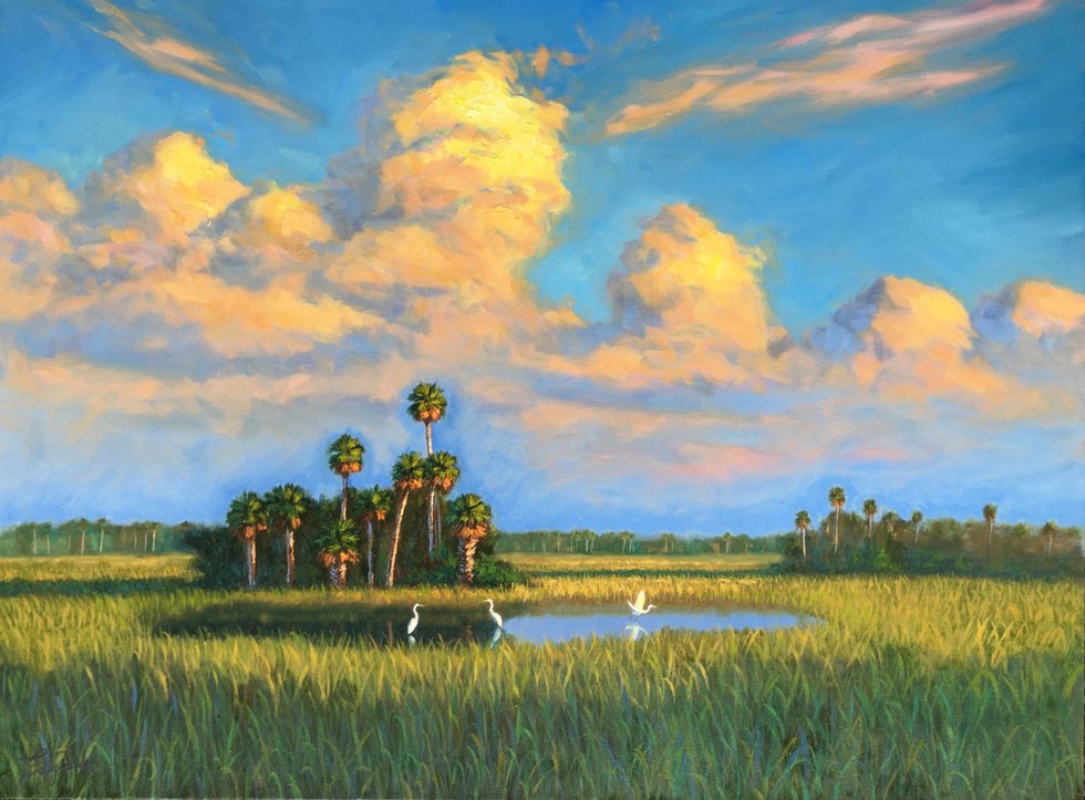 Tim Forman - Everglades Beauty - Oil on Canvas 30x40 RED.jpg