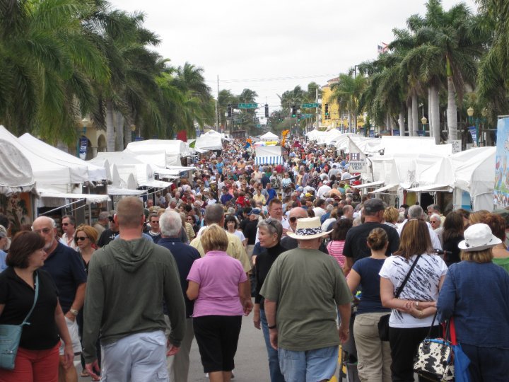 22nd Annual Downtown Delray Beach Art Festival on 4th