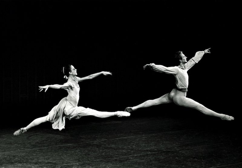 NYC Ballet, 1981, (C) Steven Caras, all rights reserved,Heather Watts & Bart Cook dancing Piano Pieces, choreography by Jerome Robbins.jpg