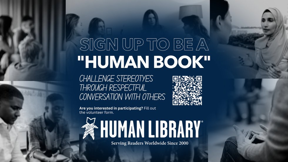 Human Library Mock Up - April 13th 2023 - Insta Square (Presentation (16:9)) - 1