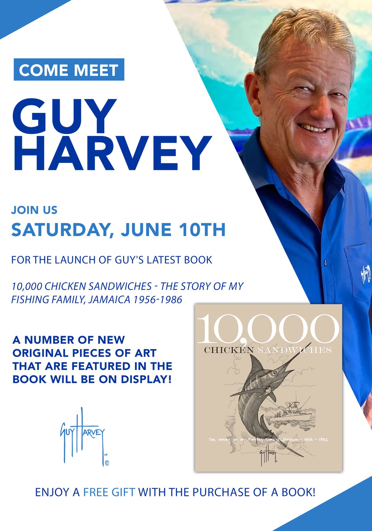 10,000 Chicken Sandwiches Book – Guy Harvey