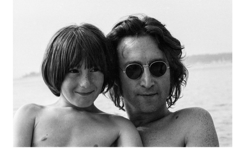 John Lennon with son Julian