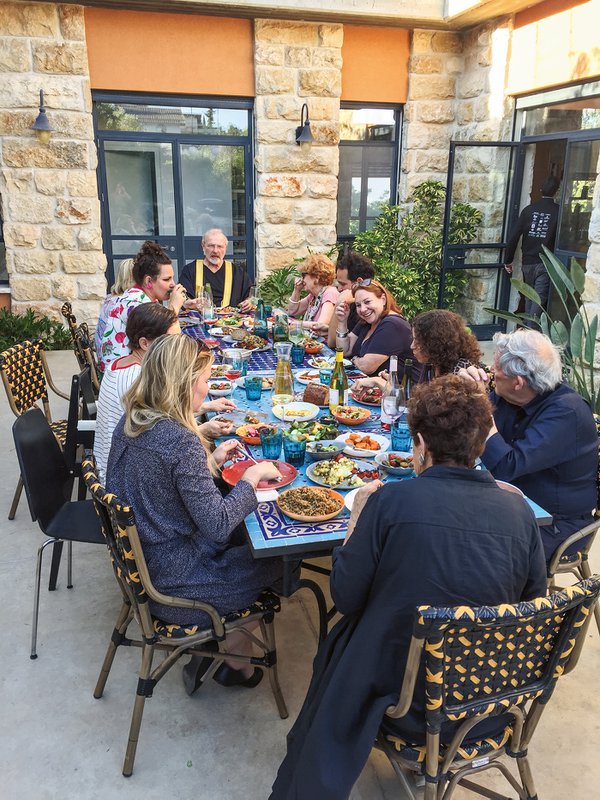 Allan's final birthday in Rosh Pina, Israel, with friends and family.jpg