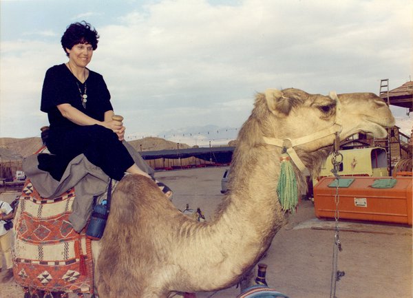 In Ouarzazate, Morocco, with the family on a camel ride.jpg